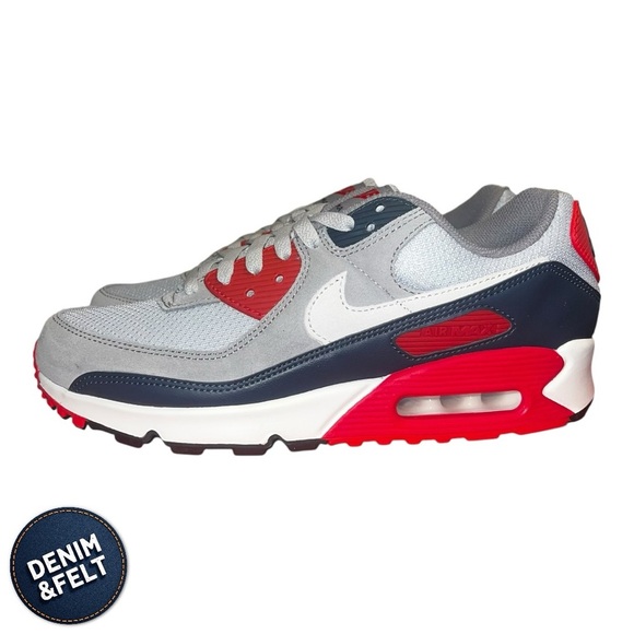 Nike Unisex Air Max 90 Sneakers/Shoes | Light Sky Grey/Phantom | NEW/NIB🔥 - Picture 9 of 16